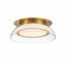 Lib & Co. US 10155-07 - Pescara, Small LED Ceiling Mount, Plated Brushed Gold
