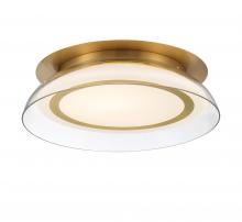Lib & Co. US 10156-07 - Pescara, Large LED Ceiling Mount, Plated Brushed Gold