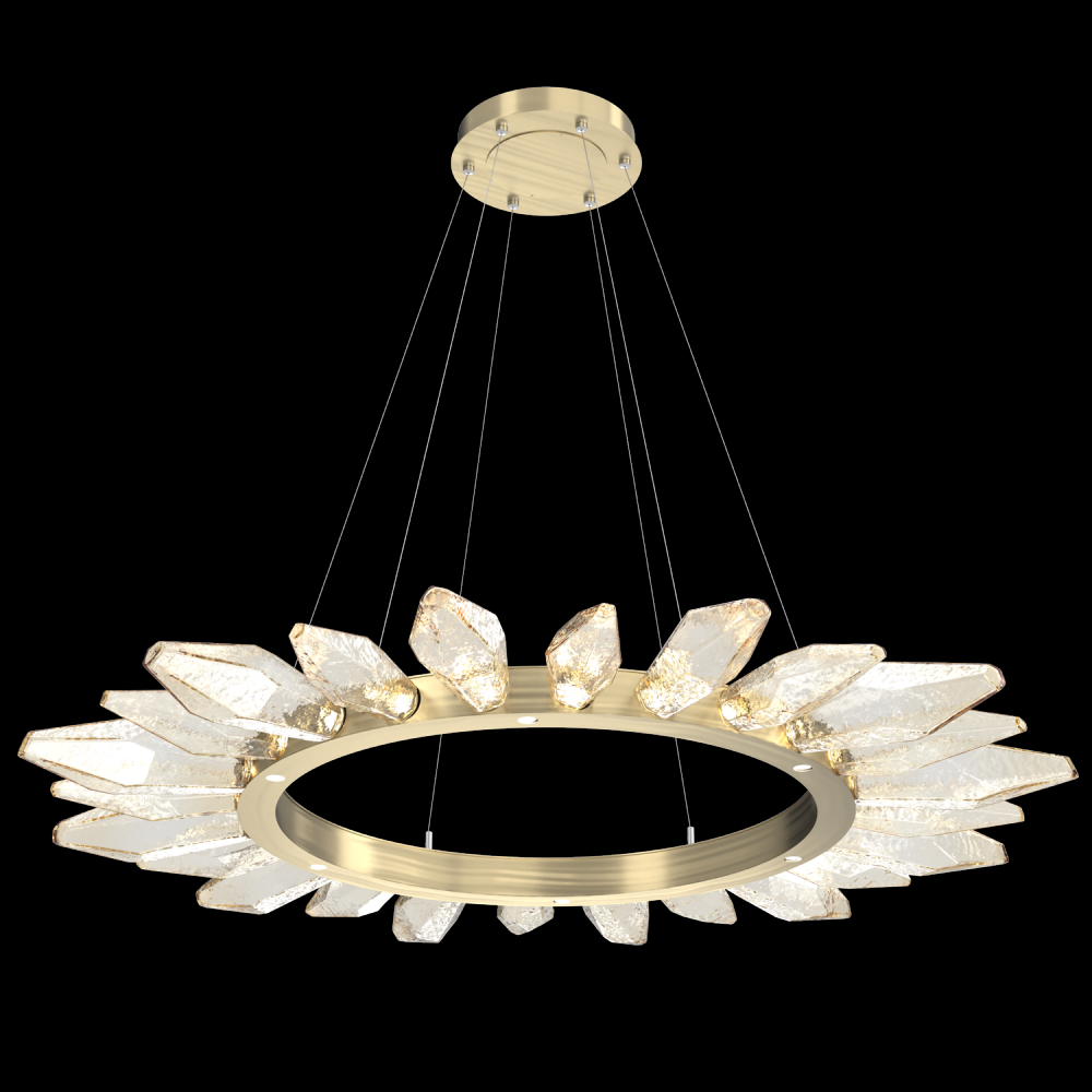 Rock Crystal Radial Ring - 56