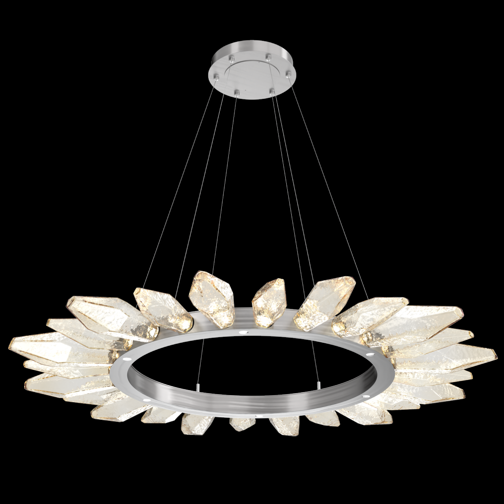 Rock Crystal Radial Ring - 56