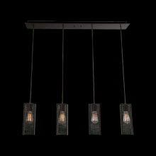 Hammerton PLB0020-07-BB-0-C01-E2 - Downtown Mesh Linear 7pc Multi-Pendant