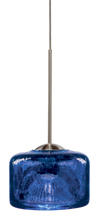 Stone Lighting PD217BUPNM3M - Pendant Krypto Blue Polished Nickel MR16 Hal 35W 1600lm Monopoint