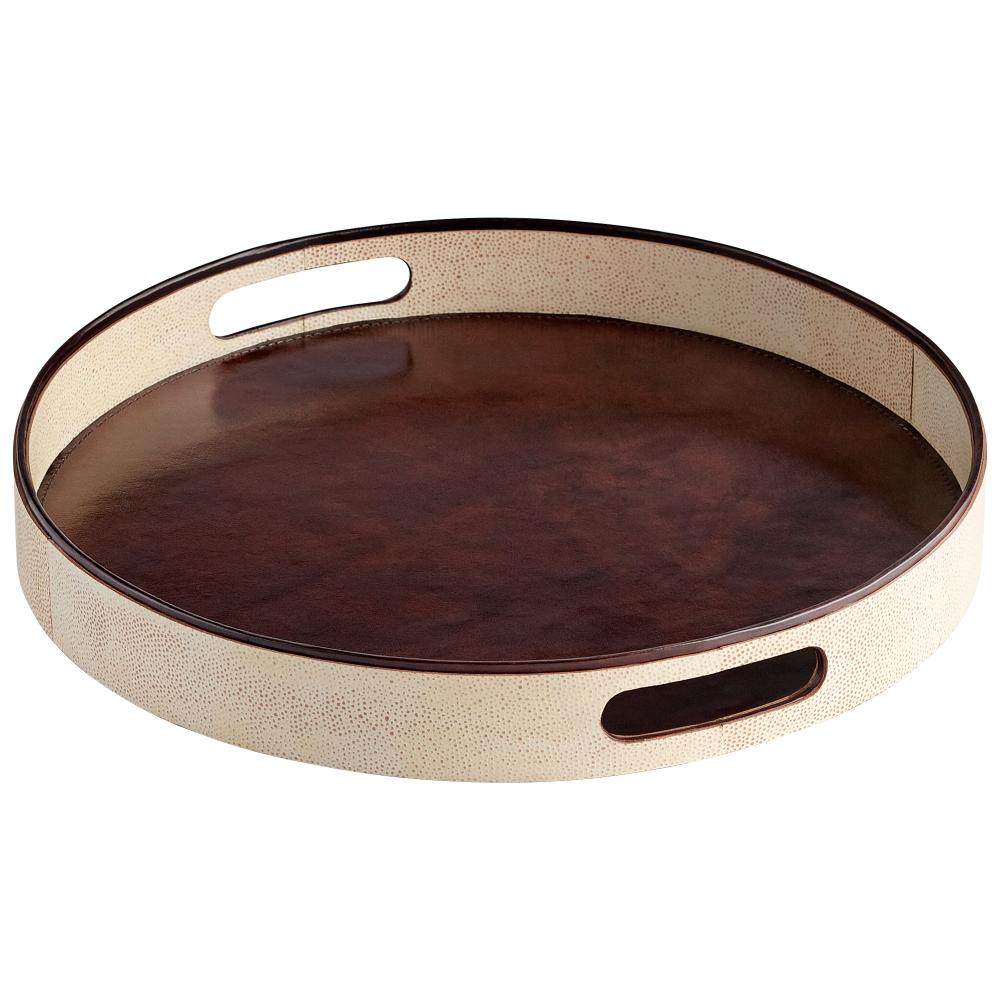 Marriot Tray Beige And Brown - Large