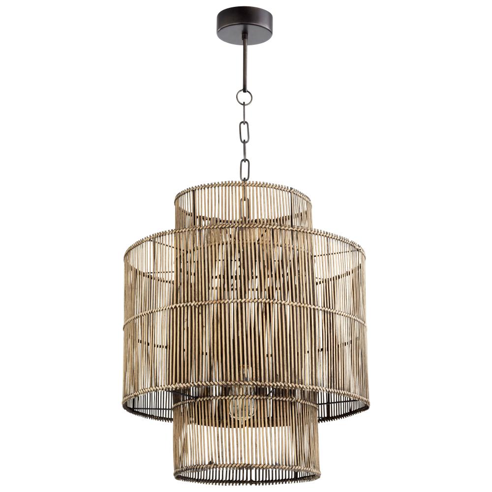 Hammond Pendant Bamboo Rattan