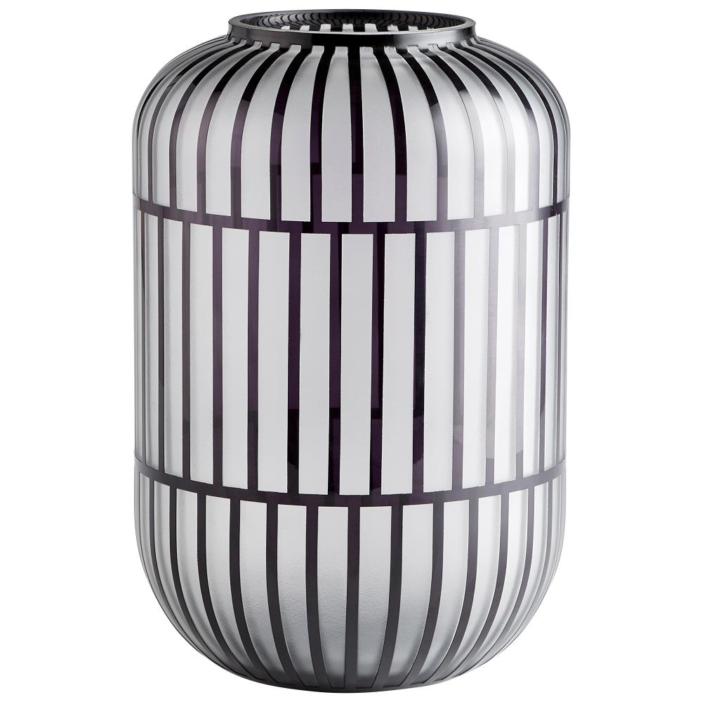 Lined Up Vase Black - Extra Large