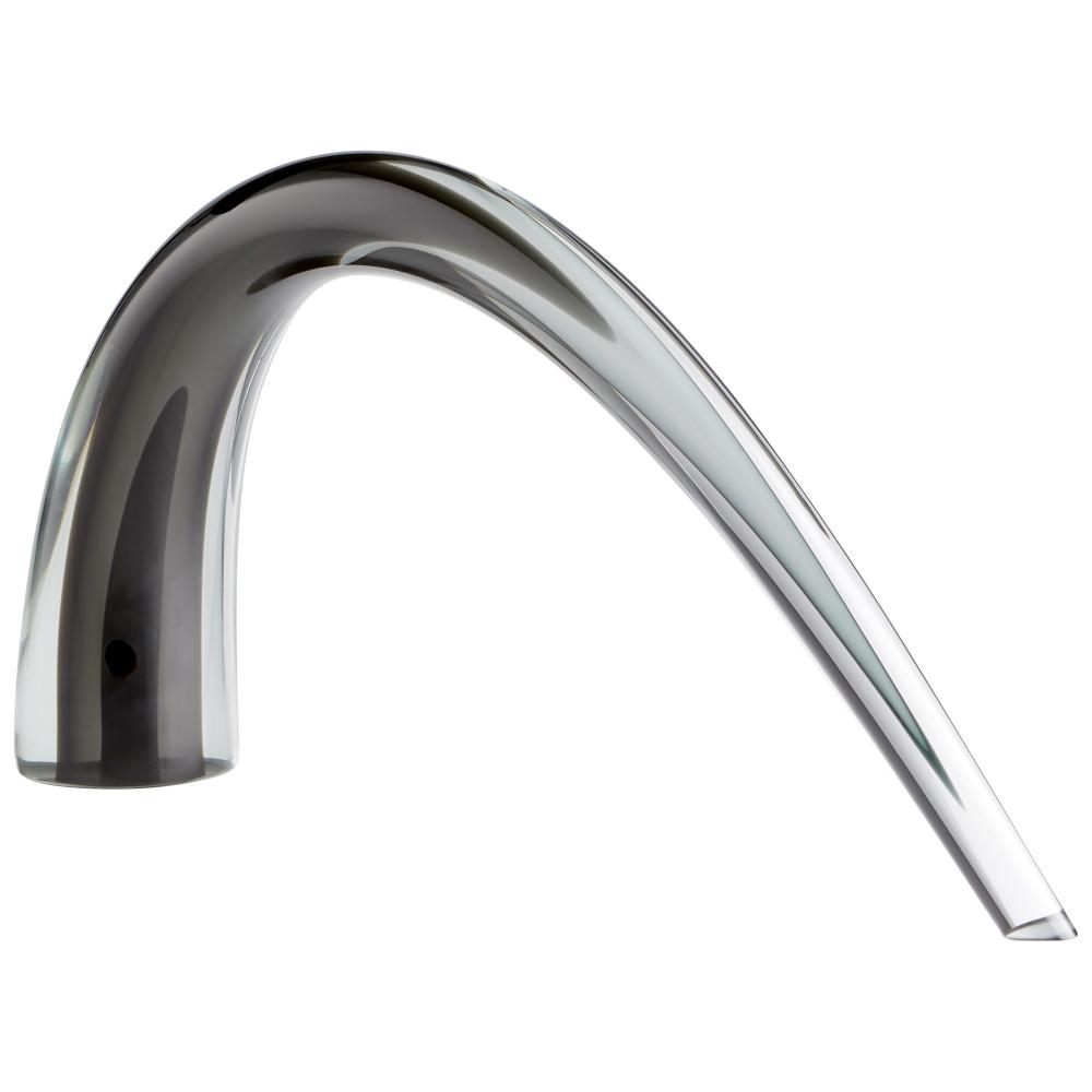 Vault Sculpture Grey And Clear - Small
