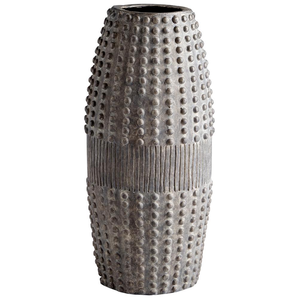 Scoria Vase Designed by J Kent Martin Gray - Large