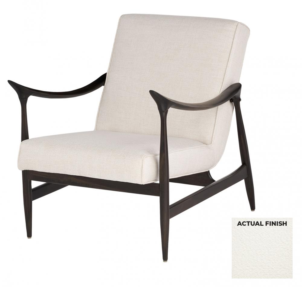 Oscar Arm Chair Off-White Boucle Light Brown