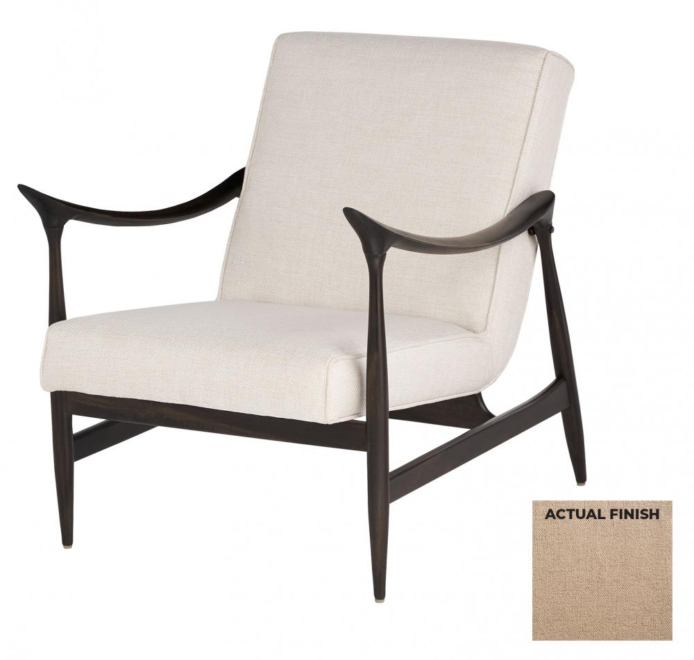 Oscar Arm Chair Camel Chenille Light Brown