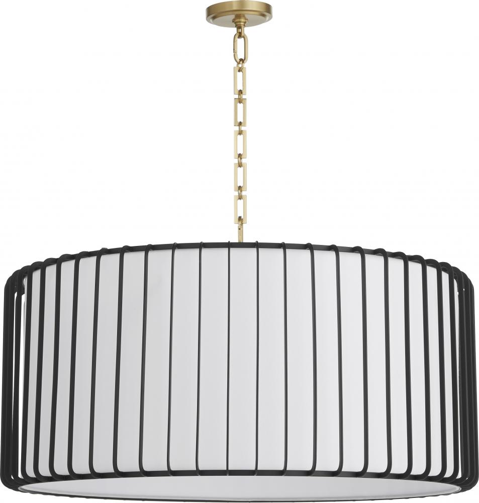 Tuxedo Pendant Black - Large