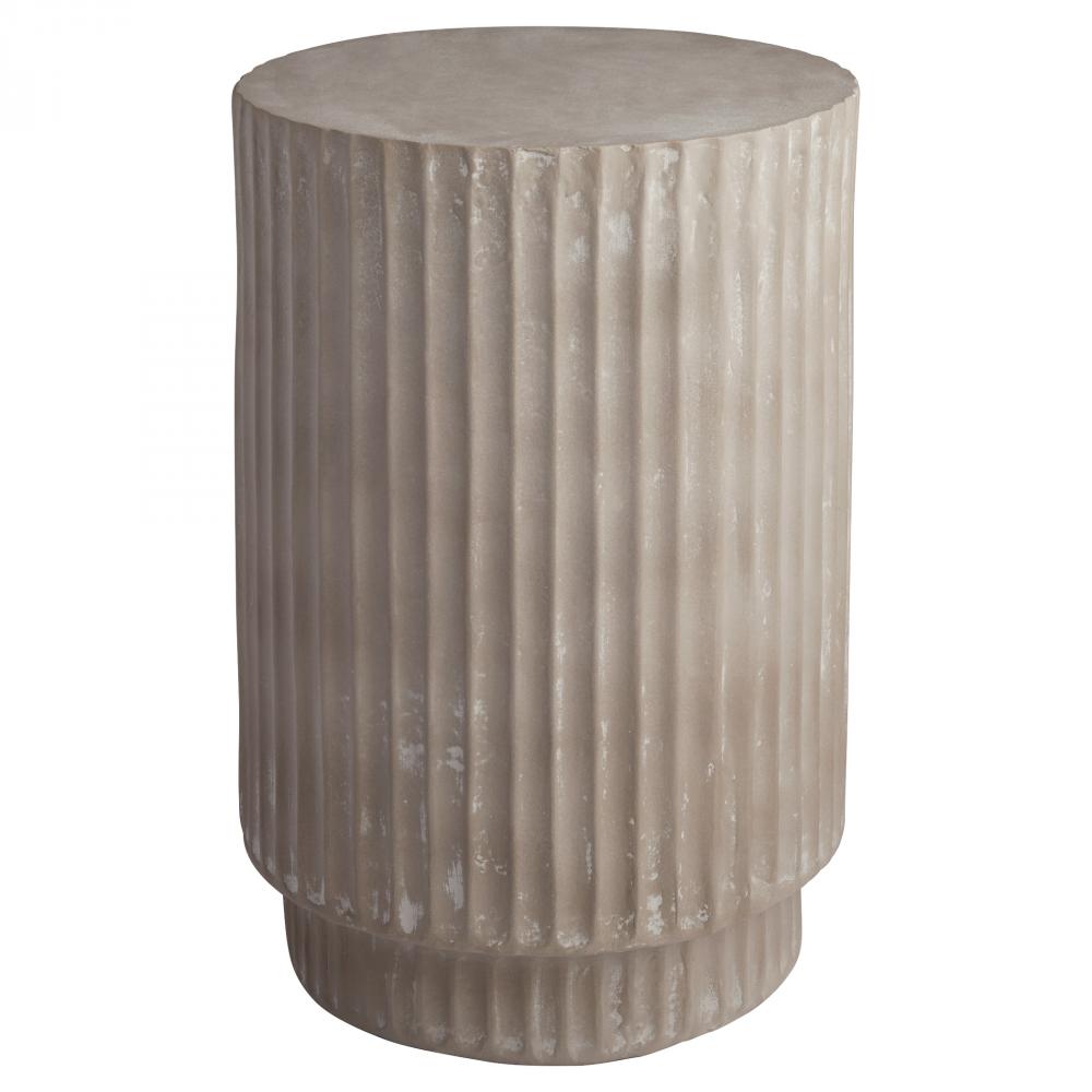 Flutato Accent Table Grey
