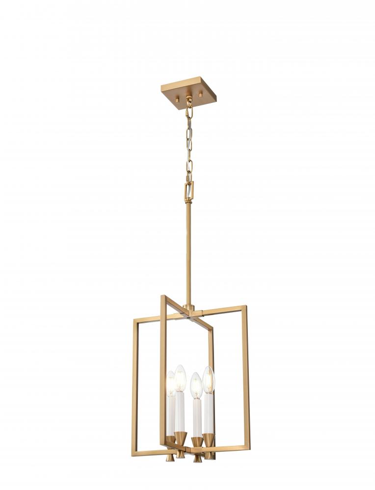 CARISBROOKE 16"H PENDANT, BRASS