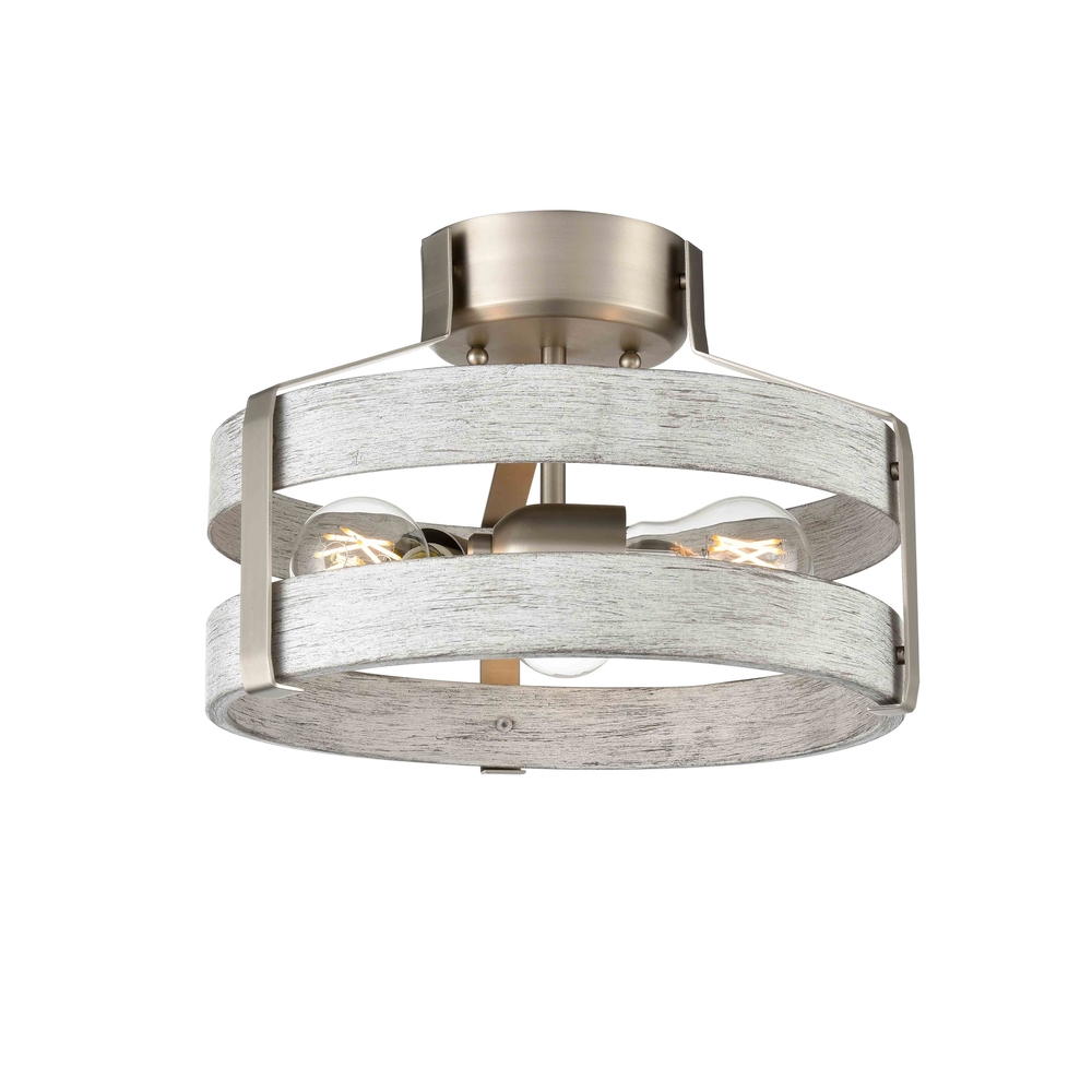 FORT GARRY 3 LT SEMI FLUSH