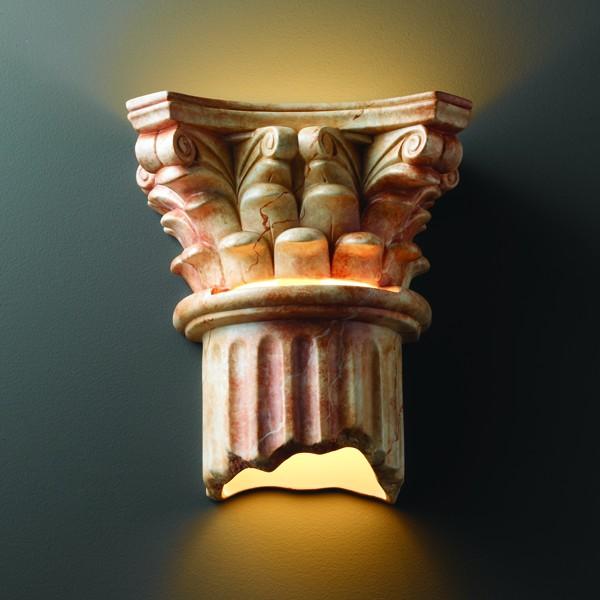 Corinthian Column - Open Bottom - LED