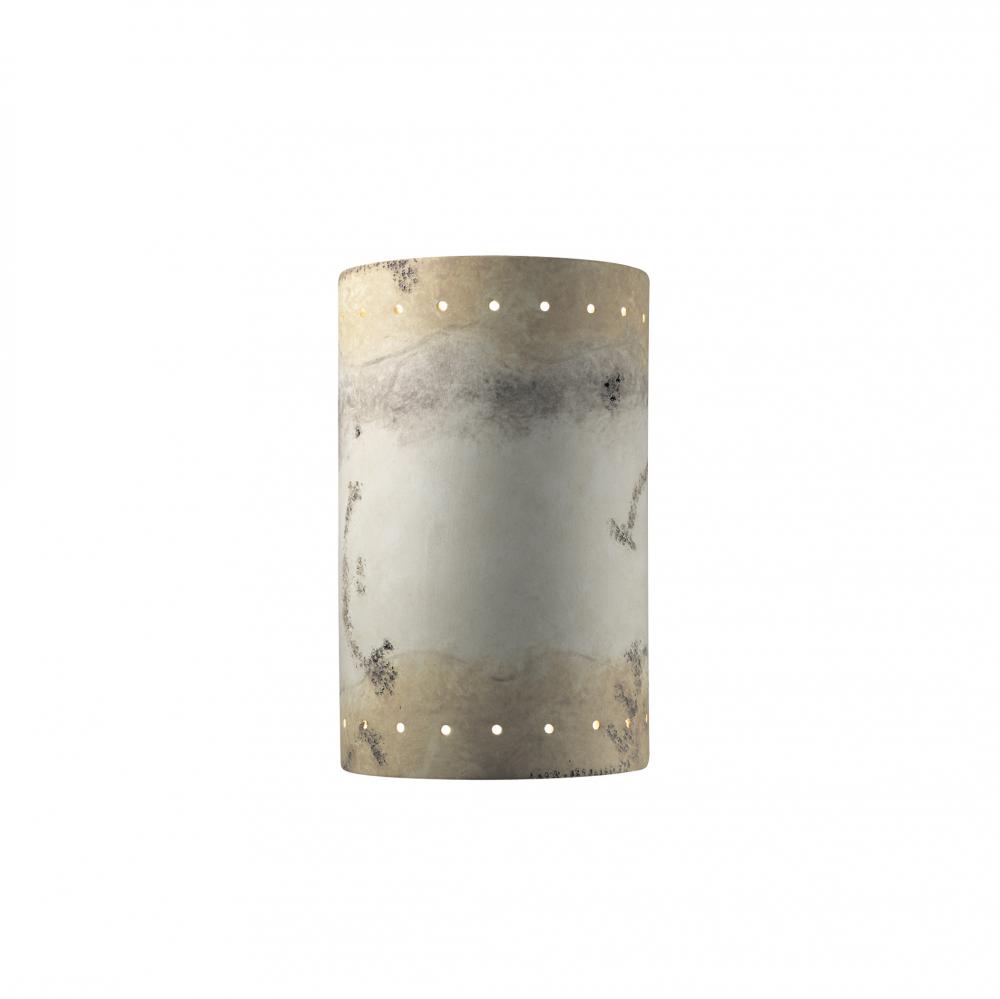 Large ADA Cylinder w/ Perfs - Open Top & Bottom - LED
