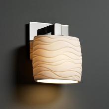 Justice Design Group POR-8931-30-SAWT-CROM - Modular 1-Light Wall Sconce (ADA)
