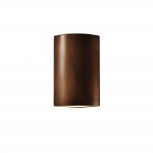 Justice Design Group CER-1885-ANTC-LED1-1000 - Cylinder Corner Sconce - LED