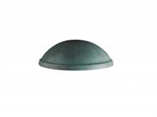 Justice Design Group CER-2050W-PATV-LED1-1000 - Rimmed Quarter Sphere - Downlight (Outdoor) - LED