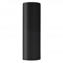Justice Design Group CER-5405-BLK-LED2-2000 - ADA Tube - Open Top & Bottom - LED