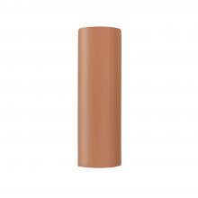 Justice Design Group CER-5409-ADOB-LED1-1000 - Really Big ADA LED Tube Wall Sconce - Open Top & Bottom