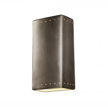 Justice Design Group CER-1185-ANTS-LED2-2000 - Really Big Rectangle w/ Perfs - Open Top & Bottom - LED