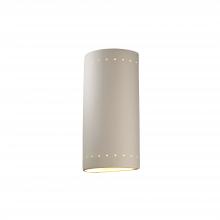 Justice Design Group CER-1195-BIS-LED2-2000 - Really Big Cylinder w/ Perfs - Open Top & Bottom - LED