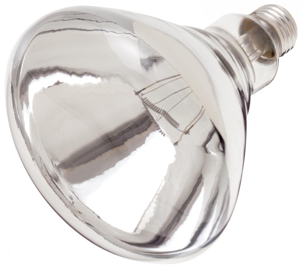 250 Watt BR40 Incandescent; Clear Heat; 6000 Average rated hours; Medium base; 120 Volt; 3-Pack;