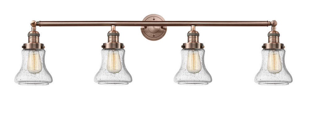 Bellmont - 4 Light - 42 inch - Antique Copper - Adjustable Bath Vanity Light