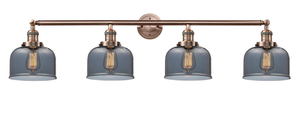 Bell - 4 Light - 44 inch - Antique Copper - Adjustable Bath Vanity Light