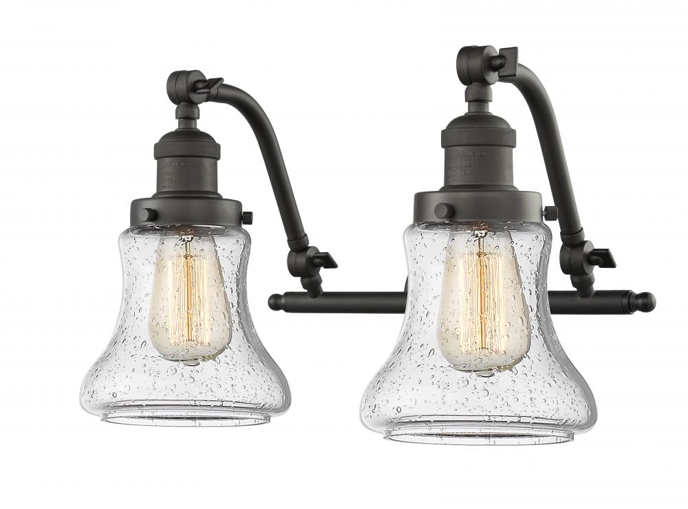 Bellmont - 2 Light - 18 inch - Oil Rubbed Bronze - Adjustable Bath Vanity Light