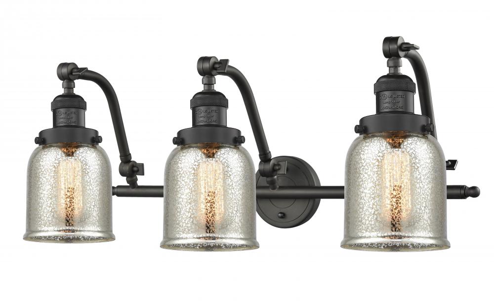 Bell - 3 Light - 28 inch - Oil Rubbed Bronze - Adjustable Bath Vanity Light