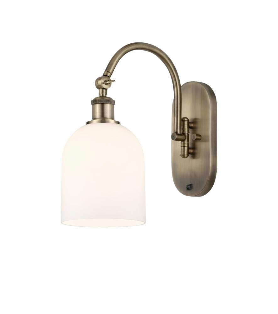 Bella - 1 Light - 6 inch - Antique Brass - Adjustable Swing Arm