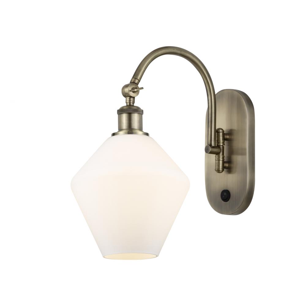 Cindyrella - 1 Light - 8 inch - Antique Brass - Adjustable Swing Arm