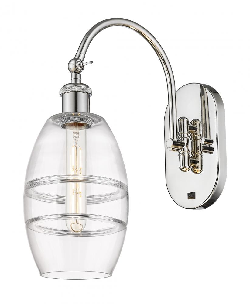 Vaz - 1 Light - 6 inch - Polished Nickel - Adjustable Swing Arm