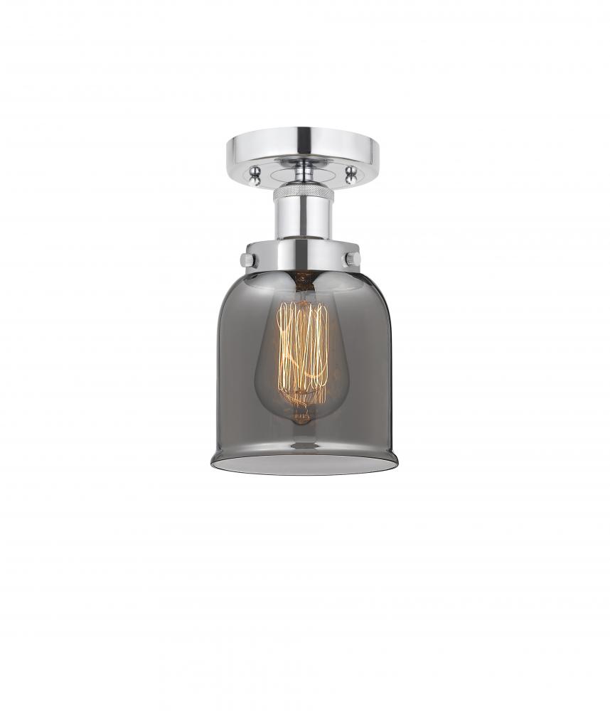 Bell - 1 Light - 5 inch - Polished Chrome - Semi-Flush Mount