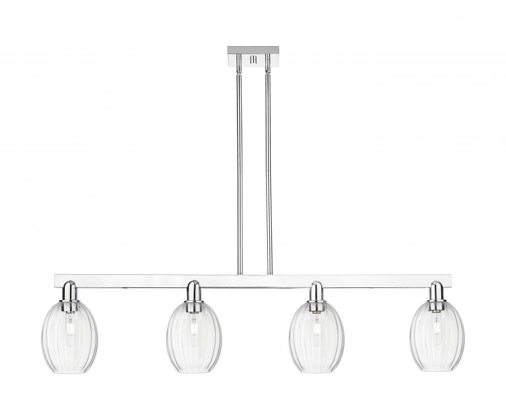 Preston Bulb - 4 Light - 48 inch - Polished Chrome - Cord hung - Island Light