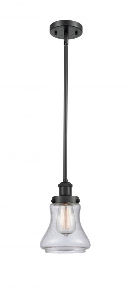 Bellmont - 1 Light - 6 inch - Matte Black - Mini Pendant