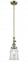 Innovations Lighting 206-AB-G182-LED - Canton - 1 Light - 6 inch - Antique Brass - Stem Hung - Adjustable Mini Pendant