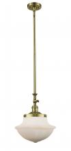 Innovations Lighting 206-AB-G541-LED - Oxford - 1 Light - 12 inch - Antique Brass - Stem Hung - Adjustable Mini Pendant