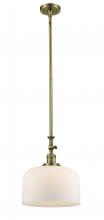 Innovations Lighting 206-AB-G71-L-LED - Bell - 1 Light - 12 inch - Antique Brass - Stem Hung - Adjustable Mini Pendant