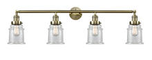 Innovations Lighting 215-AB-G182-LED - Canton - 4 Light - 42 inch - Antique Brass - Adjustable Bath Vanity Light
