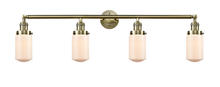 Innovations Lighting 215-AB-G311-LED - Dover - 4 Light - 43 inch - Antique Brass - Adjustable Bath Vanity Light