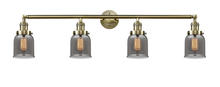 Innovations Lighting 215-AB-G53-LED - Bell - 4 Light - 42 inch - Antique Brass - Adjustable Bath Vanity Light