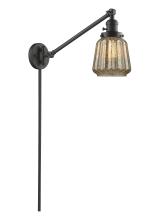 Innovations Lighting 237-OB-G146-LED - Chatham - 1 Light - 8 inch - Oil Rubbed Bronze -Adjustable Swing Arm