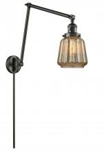 Innovations Lighting 238-OB-G146-LED - Chatham - 1 Light - 8 inch - Oil Rubbed Bronze -Adjustable Swing Arm