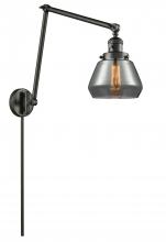 Innovations Lighting 238-OB-G173-LED - Fulton - 1 Light - 8 inch - Oil Rubbed Bronze -Adjustable Swing Arm