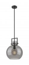 Innovations Lighting 411-1SM-BK-G410-12SM - Newton Sphere - 1 Light - 12 inch - Matte Black - Mini Pendant