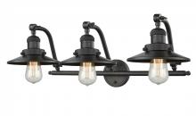 Innovations Lighting 515-3W-OB-M5-LED - Railroad - 3 Light - 28 inch - Oil Rubbed Bronze - Adjustable Bath Vanity Light