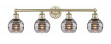 Innovations Lighting 616-4W-AB-G556-6SM - Rochester - 4 Light - 33 inch - Antique Brass - Bath Vanity Light