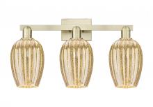 Innovations Lighting 716-3W-AB-G457-6ME - Preston Flute - 3 Light - 26 inch - Antique Brass - Bath Vanity Light